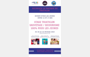 Vacances de février : stage jeunes