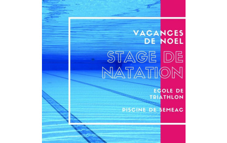 Stage Natation Noël 2020